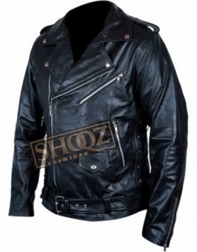 Fallout 4 Atom Cats Black Leather Jacket